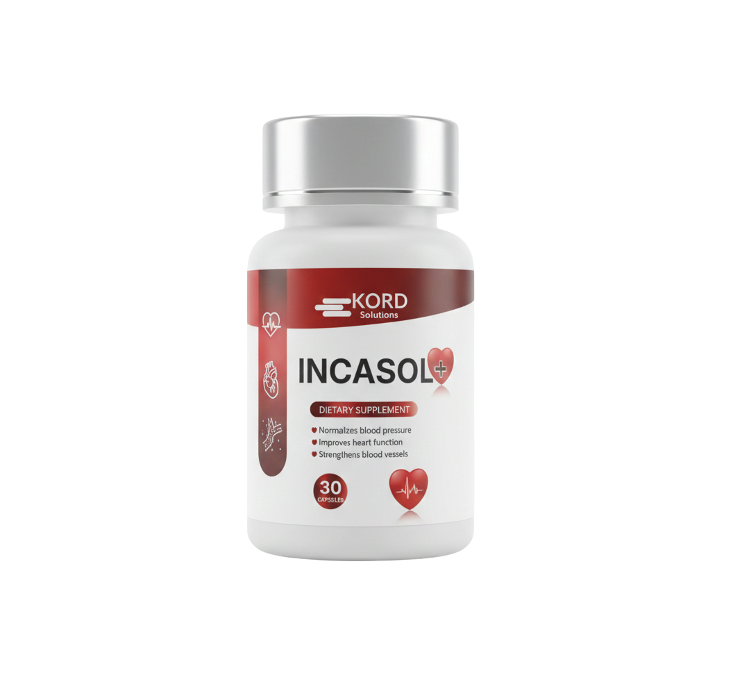 Incasol+ cardiovascular health supplement